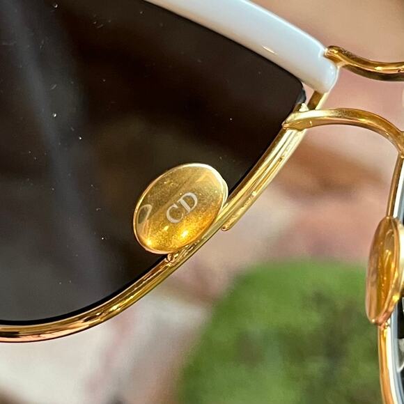 DIOR So Electra 266NR White/Gold Square Sunglasses main image 5